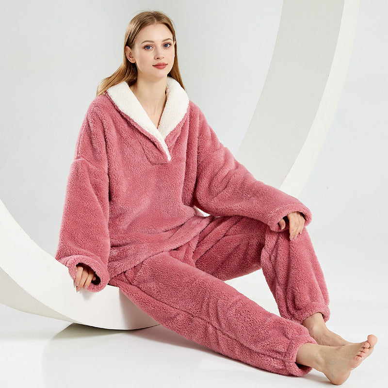 💖 Warme pluche pyjama voor de winter