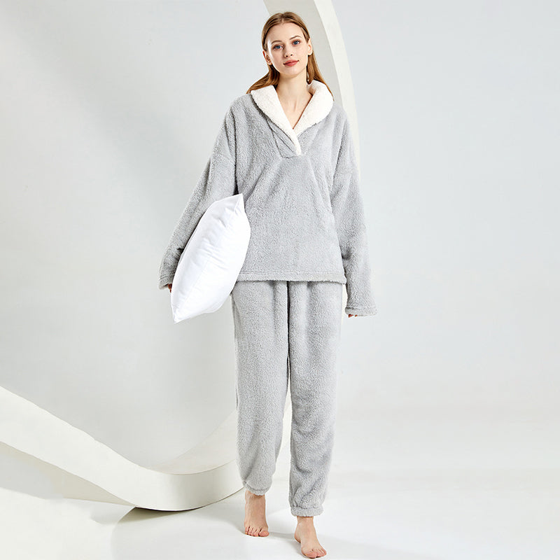 💖 Warme pluche pyjama voor de winter