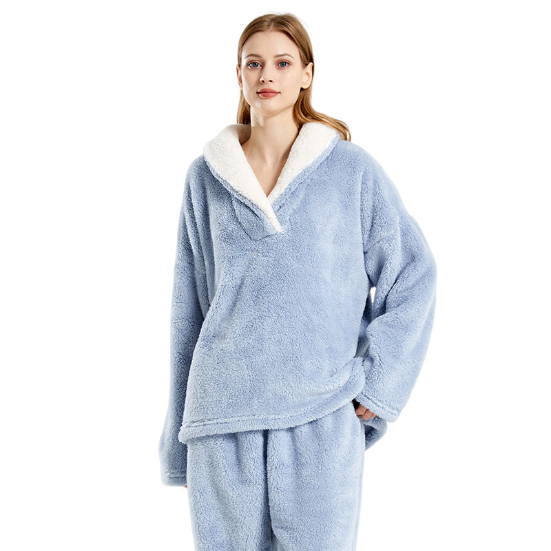 💖 Warme pluche pyjama voor de winter